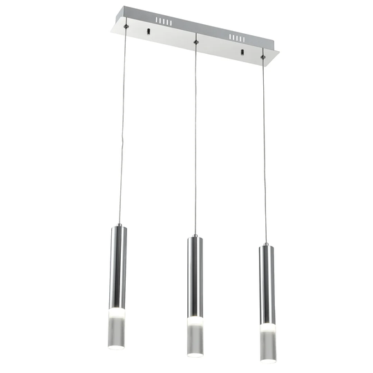 Boris 3-Light Kitchen Island Cylinder LED Pendant