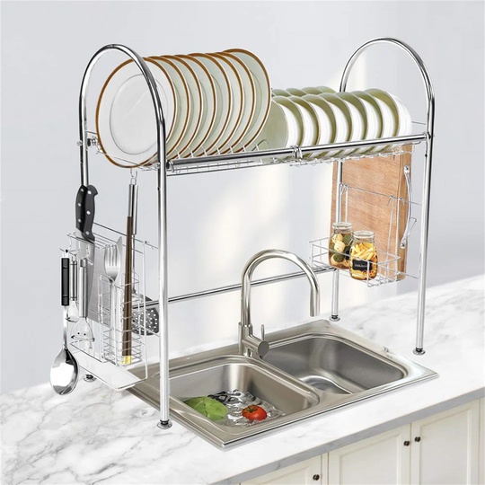 Stainless Steel 2 Tier Dish Rack