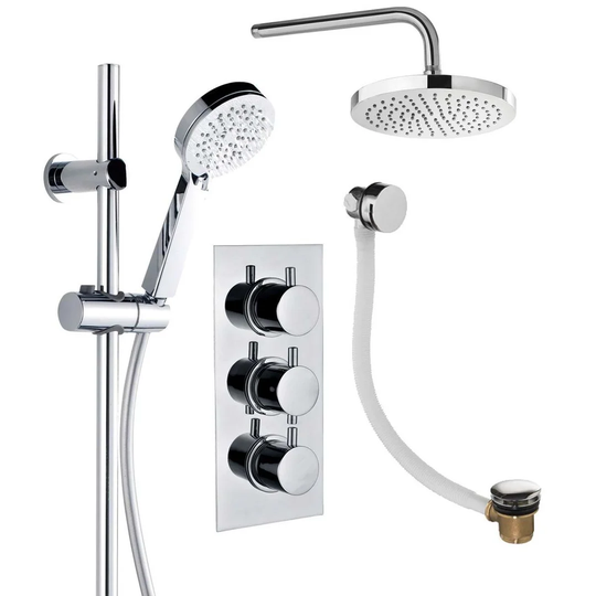Windmill Thermostatic Triple Outlet Concealed Valve Pack