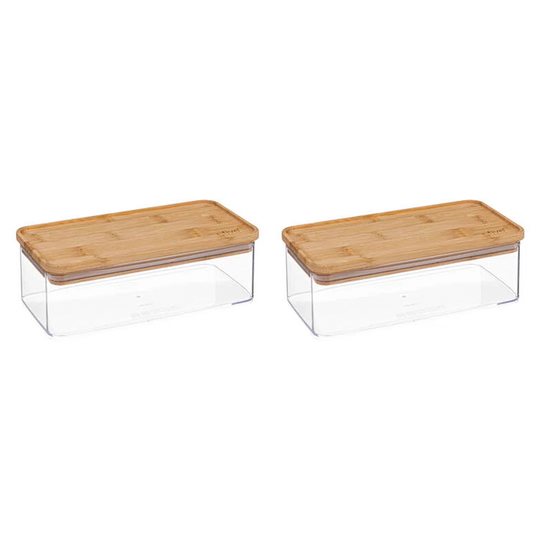 2 Piece Kitchen Canister Set