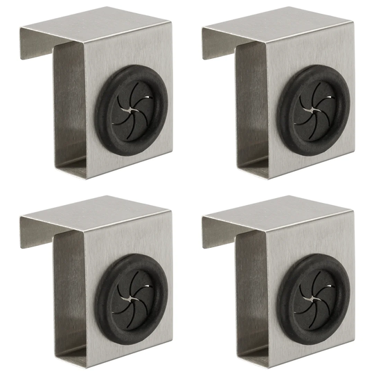 WENKO Kitchen and door hook Push, set of 4, door hooks