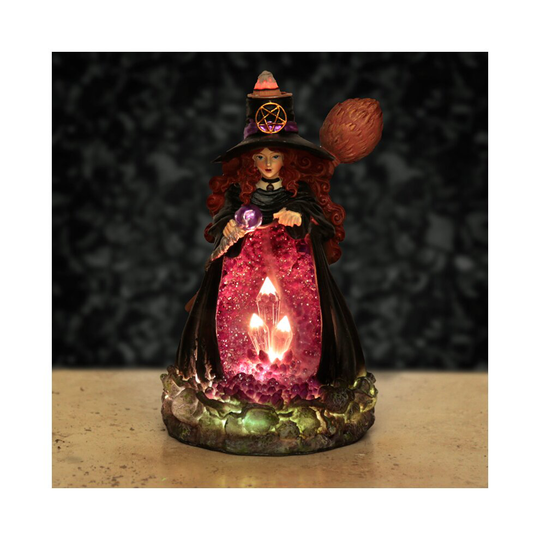 Fantasy LED Backflow Incense Burner - Witches Crystal Cave