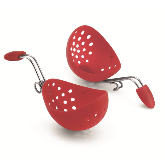 Cuisipro Egg Poacher Red (set of 2)