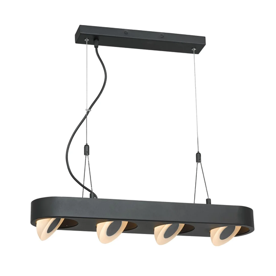 Machesney 4-Light Kitchen Island Modern Linear LED Pendant