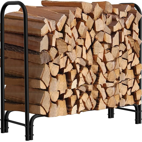 Krystl 122Cm W x35.6Cm D Metal Log Rack