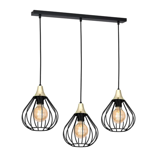 Ketcham 3-Light Kitchen Island Geometric Pendant