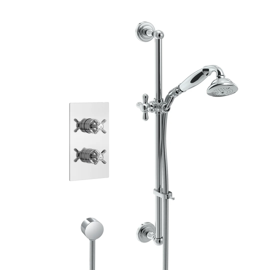 1901 Thermostatic Shower with Slider Rail