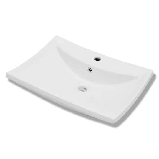 60cm Wall Mounted Wash Basin