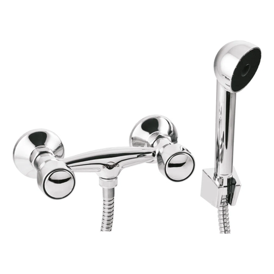 Bathroom Wall Mounted Chrome Plated Brass Mixer Shower Handle