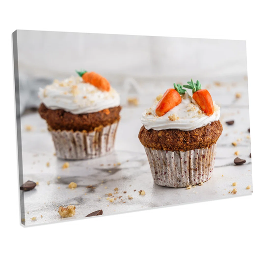 Cupcakes Dessert Food Kitchen Canvas Wall Art Picture Print