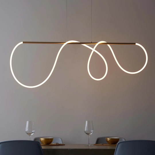 Odin 1 -Light Kitchen Island Geometric LED Pendant