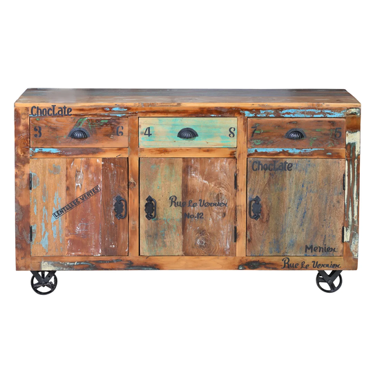 Collinsworth 3 Drawer 3 Door Sideboard