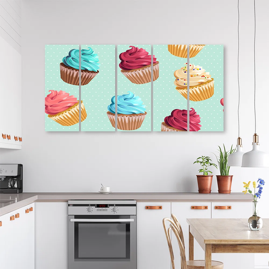 Canvas Print Cupcakes Sweets
