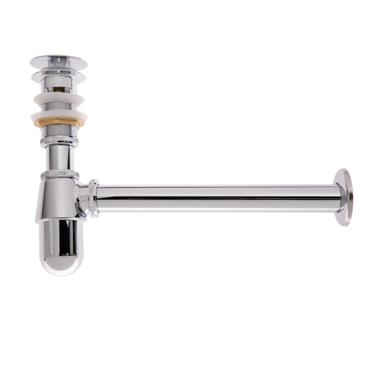 Alegre 10cm Drain Stopper Waste Kitchen Sink Drain With Overflow