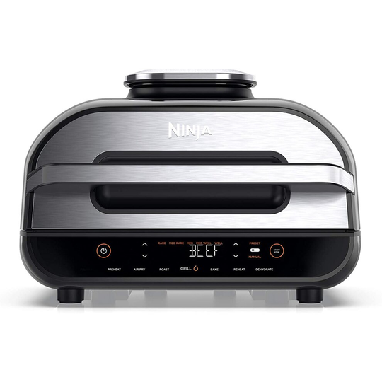 Ninja Foodi Grill and Air Fryer [AG551UK], 3.8 L, Grey/Silver