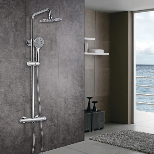 Heitzman Mixer Shower with Dual Shower Head