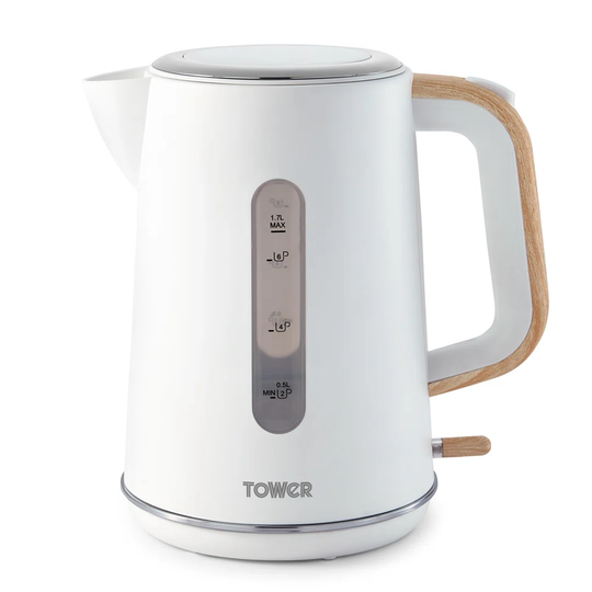 Tower Scandi Rapid Boil Kettle, 1.7L, 3kW,