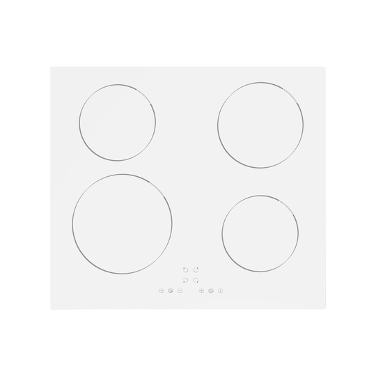 Econolux ART29172 60cm White Induction Hob