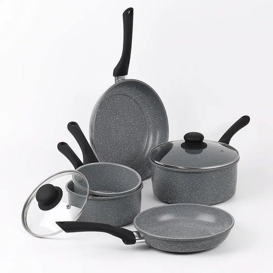 Symple Stuff 7 Piece Carbon Steel Non Stick Cookware Set