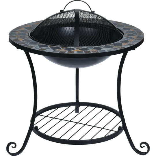 Salix 44Cm H x 58Cm W Steel Outdoor Fire Pit