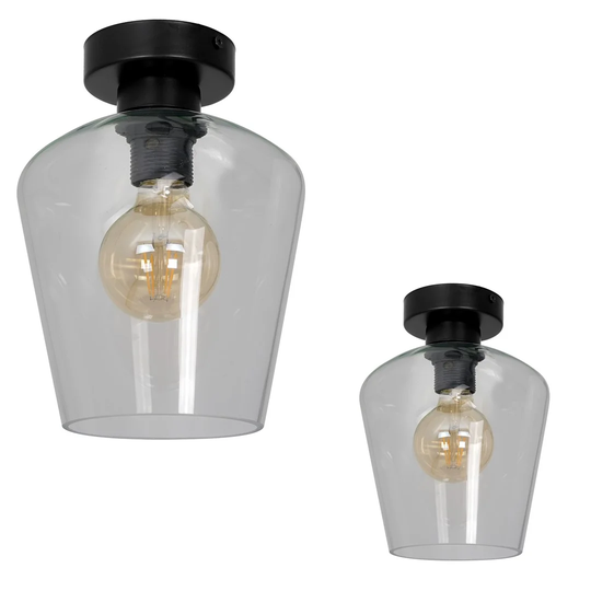 SANTIAGO SMOKED Ceiling Lamp E27