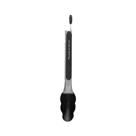 Black Colored Silicone Kitchen Tongs