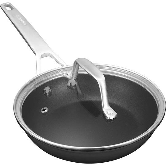 Small 18cm Non-Stick Frying Pan with Lid