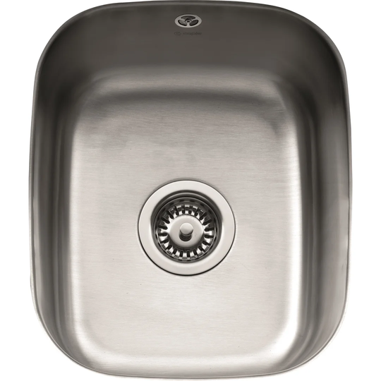 Form 43.5cm x 37cm Single Bowl Undermount Kitchen Sink