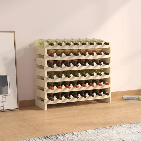 Belfry Kitchen Wine Rack 83X29x68 Cm Solid Wood Pine