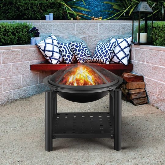 Byrge Metal Wood Burning Fire pit