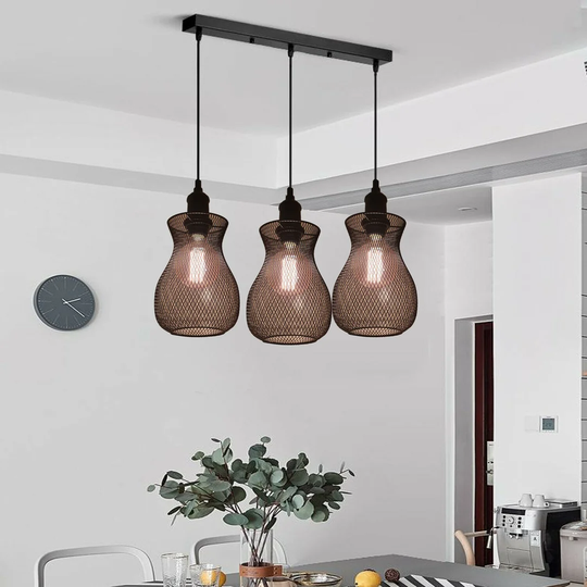 Schuman 3 - Light Kitchen Island Teardrop Pendant