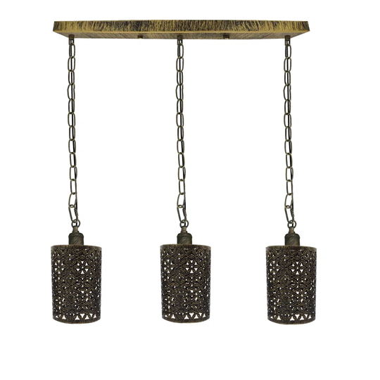 Nayla 3 -Light Kitchen Island Cylinder Pendant