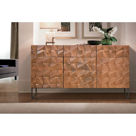 Marquart 142Cm Wide 3 Drawer Sideboard