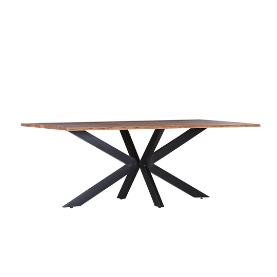 Iron Trestle Dining Table