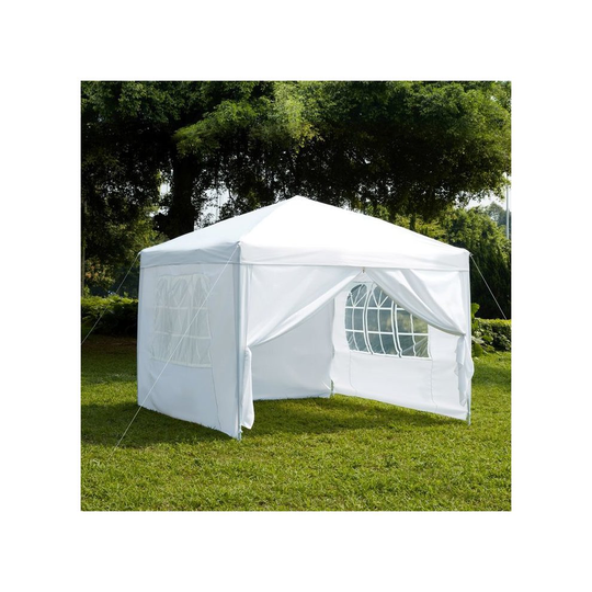 (White) Pop Up Gazebo 2.5x2.5m Folding Garden Party Shelter