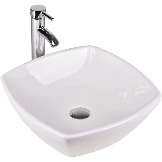 Legault Ceramic Wall Hung Basin with Tap