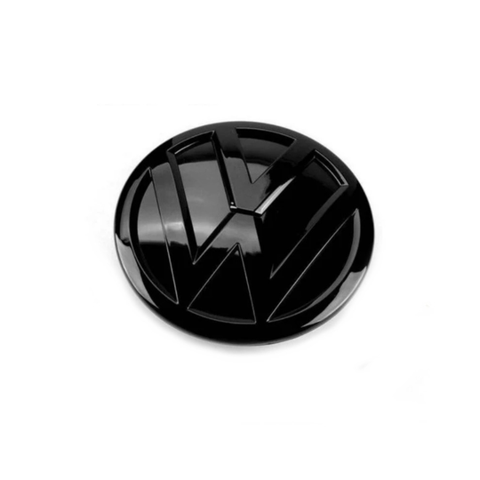 Gloss Black Front Grill Badge Emblem For VW Volkwagen Polo 6C MK5 2014-2017