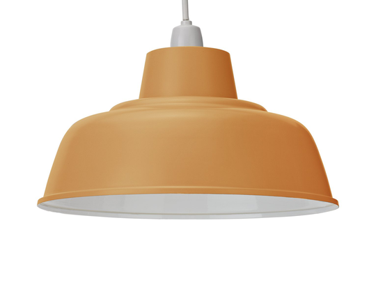 Habitat Core Metal Pendant Shade - Mustard
