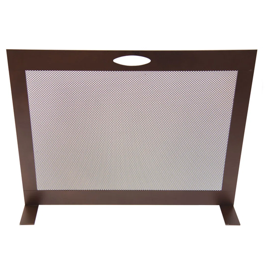 Andriy Metal Single Panel Fireplace Screen
