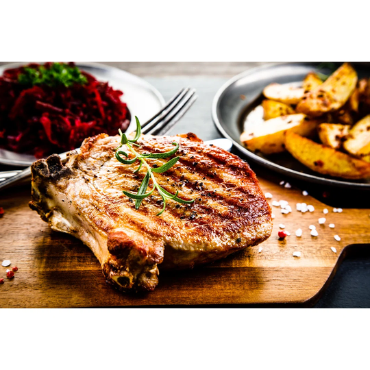 Grilled Pork by Gbh007 - Wrapped Canvas Photograph