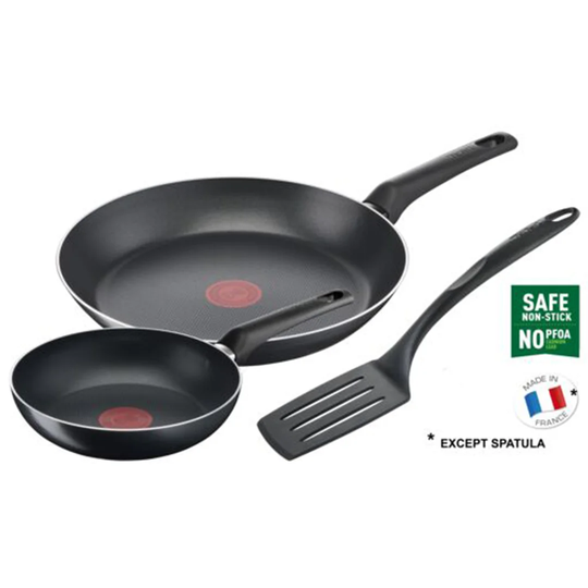 Tefal 3-Piece Non-Stick Aluminium Induction Pan Set