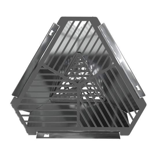 Wave Hex Portable Outdoor Bbq & Fire Pit