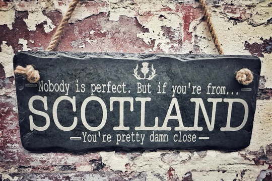 Ahmad 'Scotland' Quote Sign