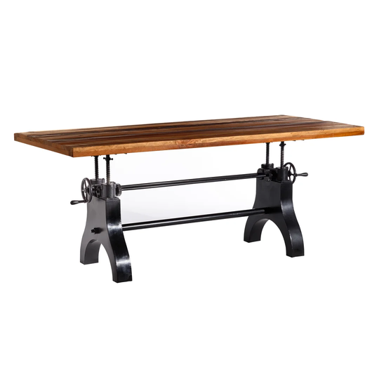 Malverne 220cm Iron Trestle Dining Table