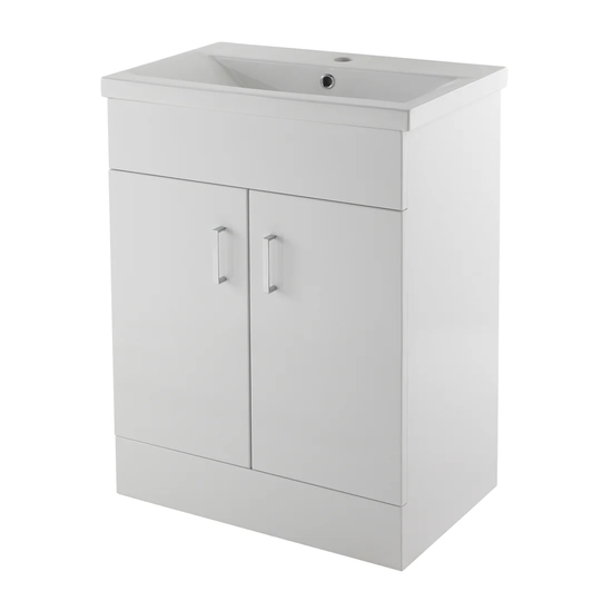 61cm Free-Standing Single Vanity Unit