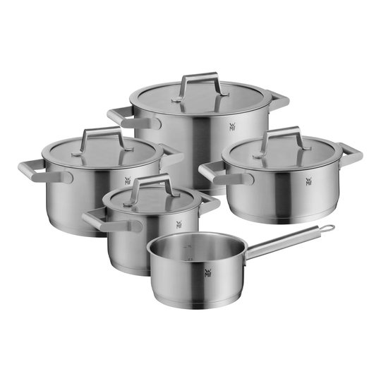 WMF Comfort Line cromargan sauce pan set 5 pieces Stainless steel