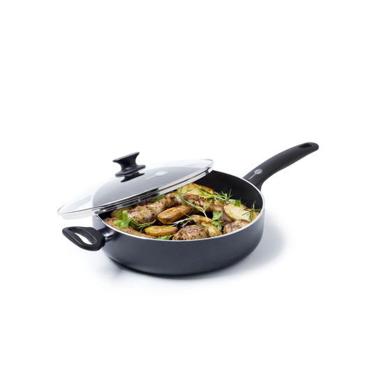 GreenPan Cambridge Aluminium Non-Stick 4.2L Saute Pan with Lid