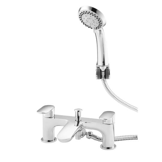 Verve Deck Mounted Bath Shower Mixer