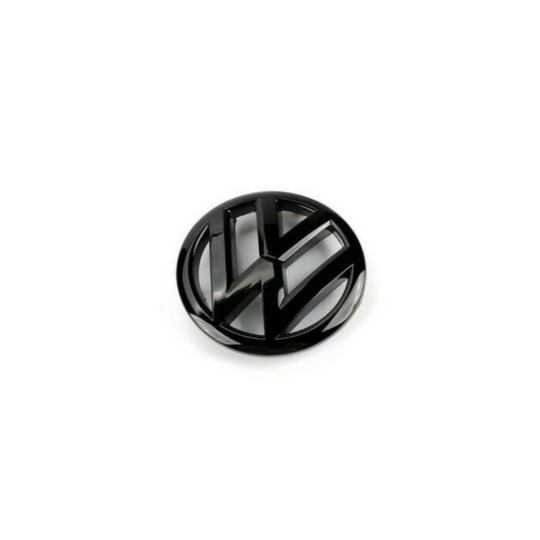 Gloss Black Front Grill Badge Emblem For VW Volkwagen Polo 6R 2009-2013