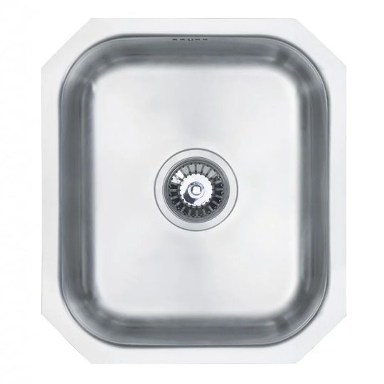 40cm x 46cm Compact Single Bowl Undermount Kitchen Sink